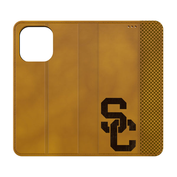 University of Southern California Trojans Burn iPhone Folio Phone Case for Apple iPhone