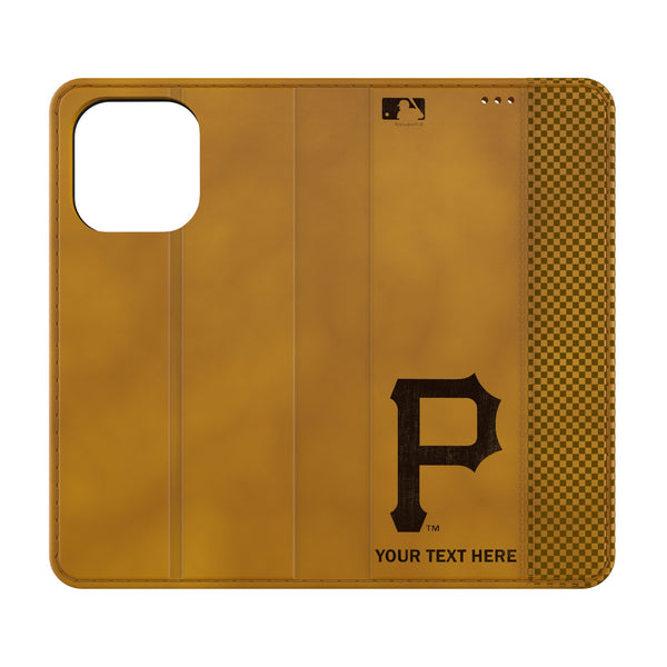 Pittsburgh Pirates Personalized Burn iPhone Folio Phone Case for Apple iPhone