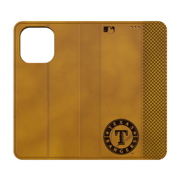 Texas Rangers Burn iPhone Folio Phone Case for Apple iPhone