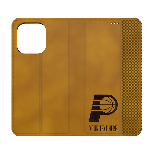 Indiana Pacers Personalized Burn iPhone Folio Phone Case for Apple iPhone