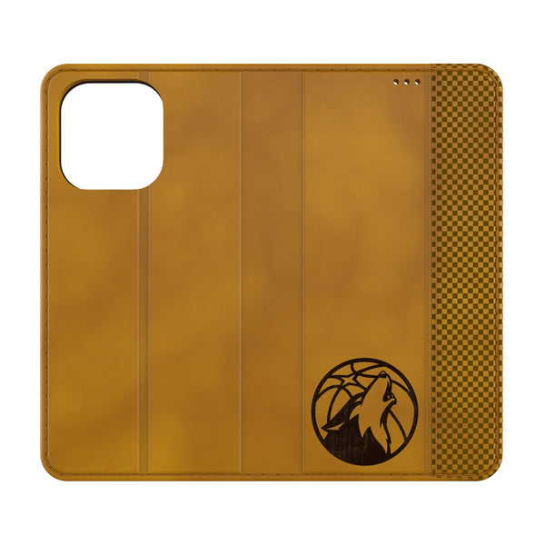 Minnesota Timberwolves Burn iPhone Folio Phone Case for Apple iPhone