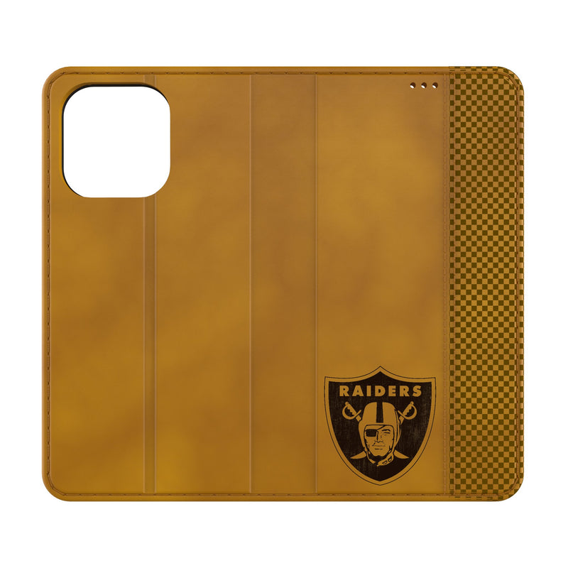 Las Vegas Raiders Burn iPhone Folio Phone Case for Apple iPhone