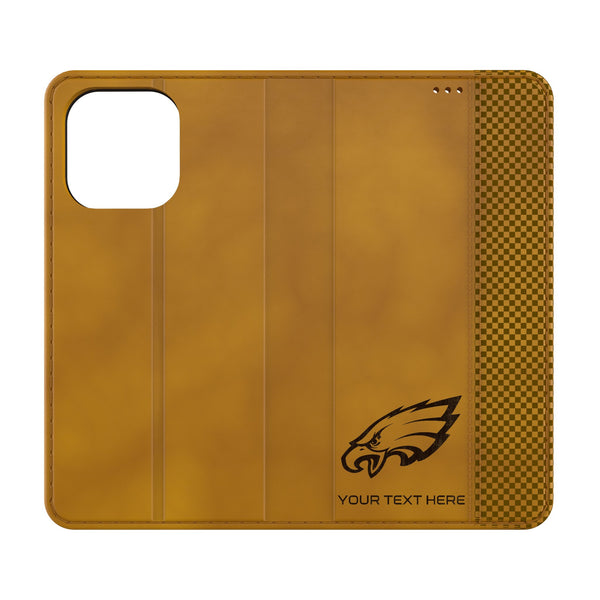 Philadelphia Eagles Personalized Burn iPhone Folio Phone Case for Apple iPhone