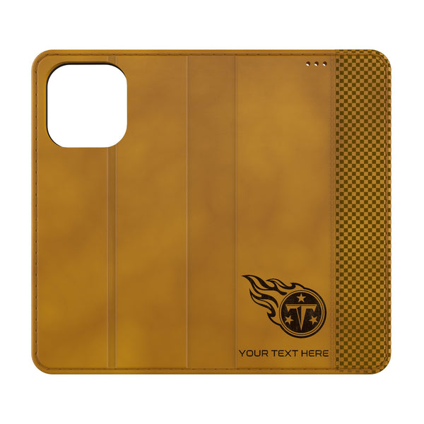 Tennessee Titans Personalized Burn iPhone Folio Phone Case for Apple iPhone
