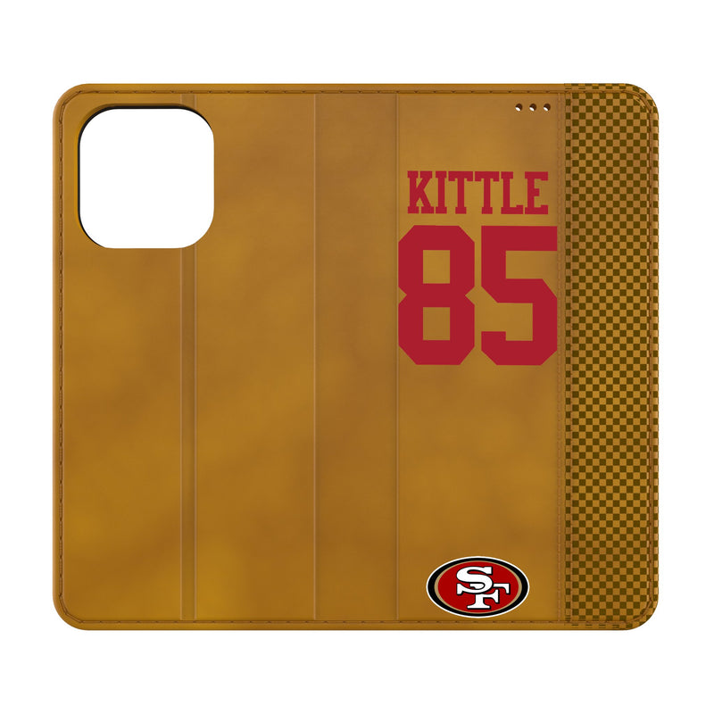 George Kittle San Francisco 49ers 85 Game Tactic iPhone Folio Phone Case for Apple iPhone