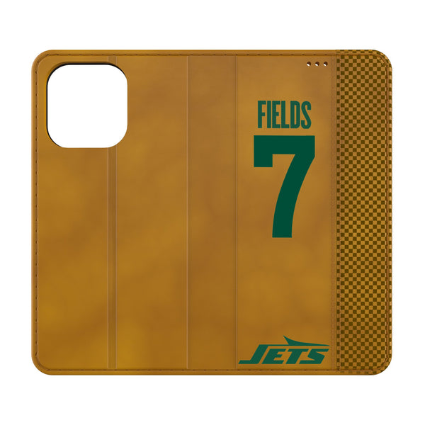 Justin Fields New York Jets 7 Game Tactic iPhone Folio Phone Case for Apple iPhone