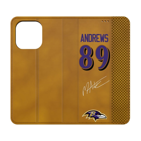 Mark Andrews Baltimore Ravens 89 Game Tactic iPhone Folio Phone Case for Apple iPhone