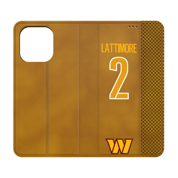 Marshon Lattimore Washington Commanders 2 Game Tactic iPhone Folio Phone Case for Apple iPhone