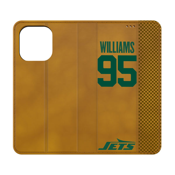 Quinnen Williams New York Jets 95 Ready iPhone Folio Phone Case