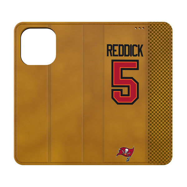 Haason Reddick Tampa Bay Buccaneers 5 Game Tactic iPhone Folio Phone Case for Apple iPhone