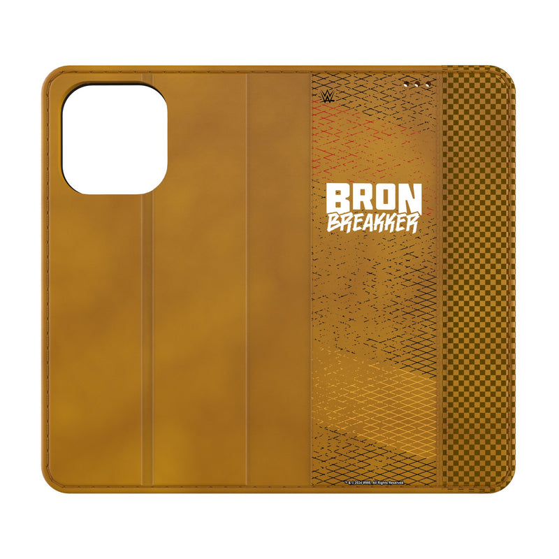 Bron Breakker Steel iPhone Folio Phone Case for Apple iPhone