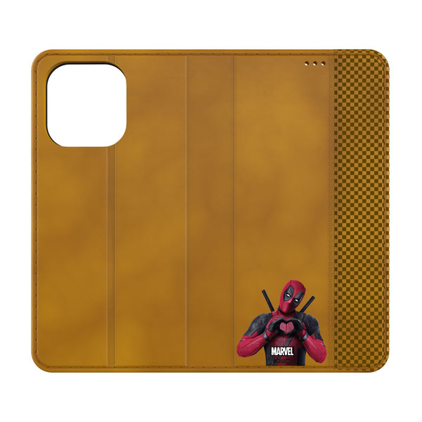 Marvel Deadpool Badge iPhone Folio Phone Case for Apple iPhone