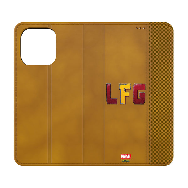 Marvel Deadpool Wolverine Badge iPhone Folio Phone Case for Apple iPhone
