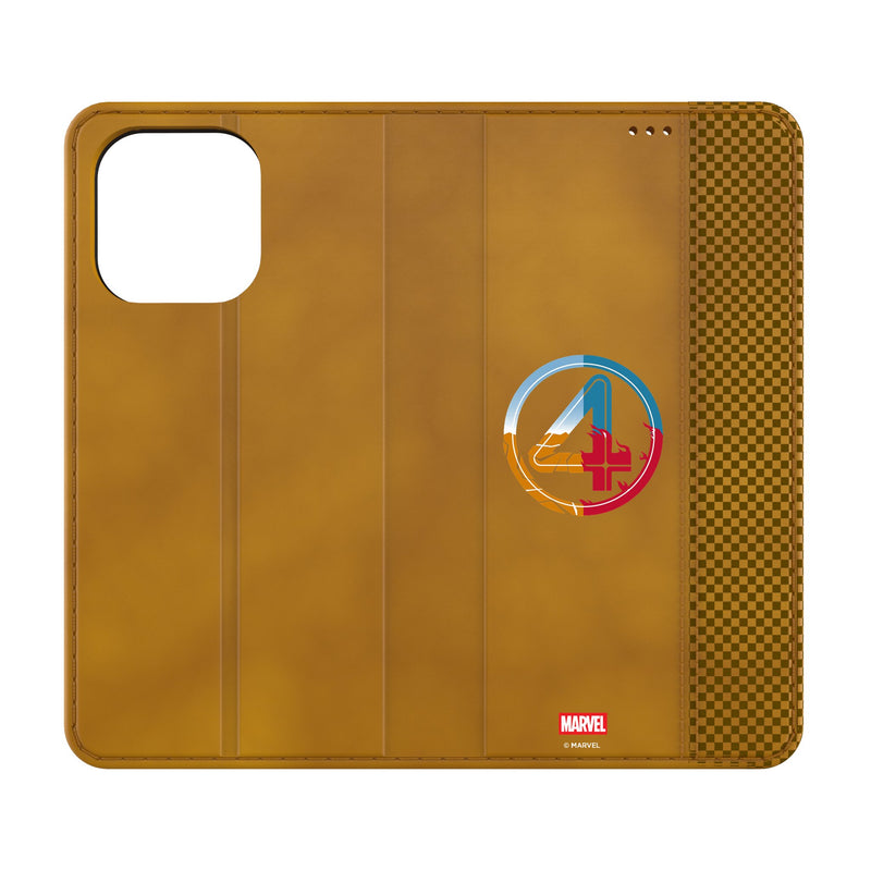Marvel Fantastic Four Badge iPhone Folio Phone Case for Apple iPhone