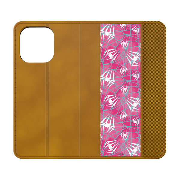 Marvel Spider-Gwen Pattern iPhone Folio Phone Case for Apple iPhone