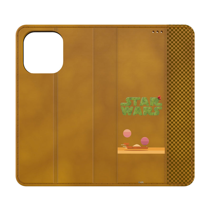 Star Wars Tatooine Locality Fade iPhone Folio Phone Case for Apple iPhone