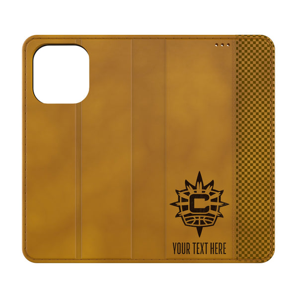 Connecticut Sun Personalized Burn iPhone Folio Phone Case for Apple iPhone