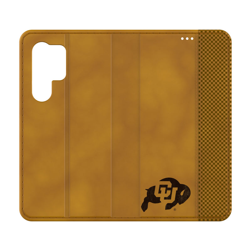 University of Colorado Buffaloes Burn Galaxy Folio Phone Case