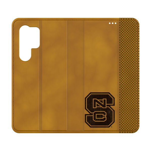 North Carolina State University Wolfpack Burn Galaxy Folio Phone Case for Samsung Galaxy