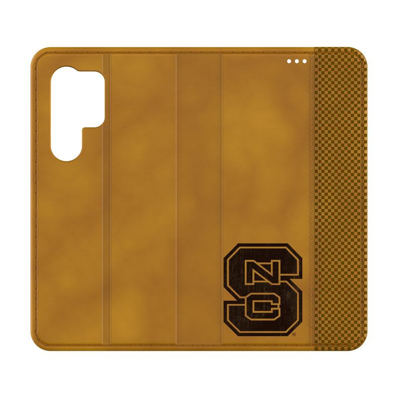 North Carolina State University Wolfpack Burn Galaxy Folio Phone Case for Samsung Galaxy