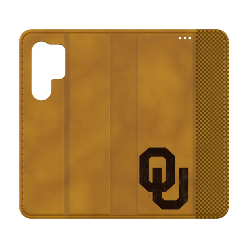 University of Oklahoma Sooners Burn Galaxy Folio Phone Case