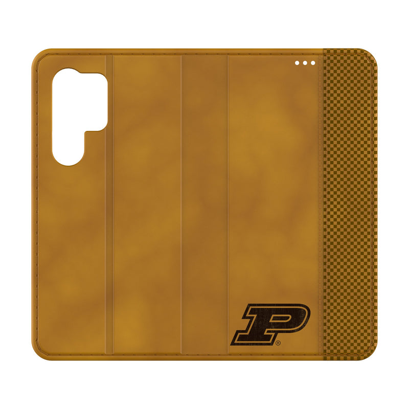 Purdue University Boilermakers Burn Galaxy Folio Phone Case