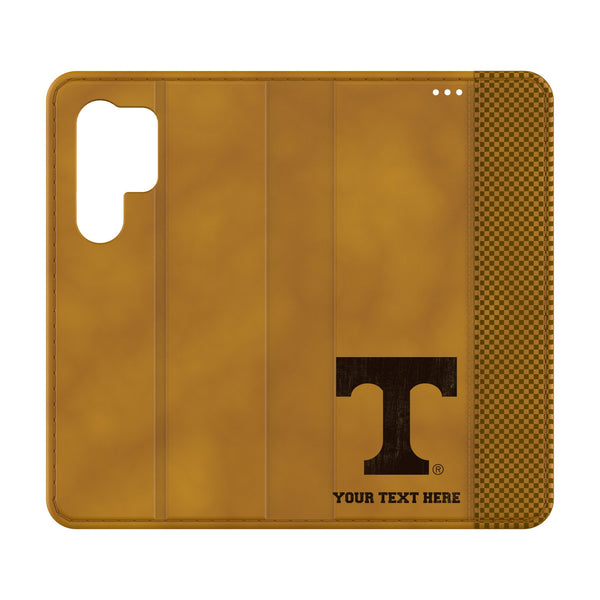 University of Tennessee Volunteers Personalized Burn Galaxy Folio Phone Case for Samsung Galaxy