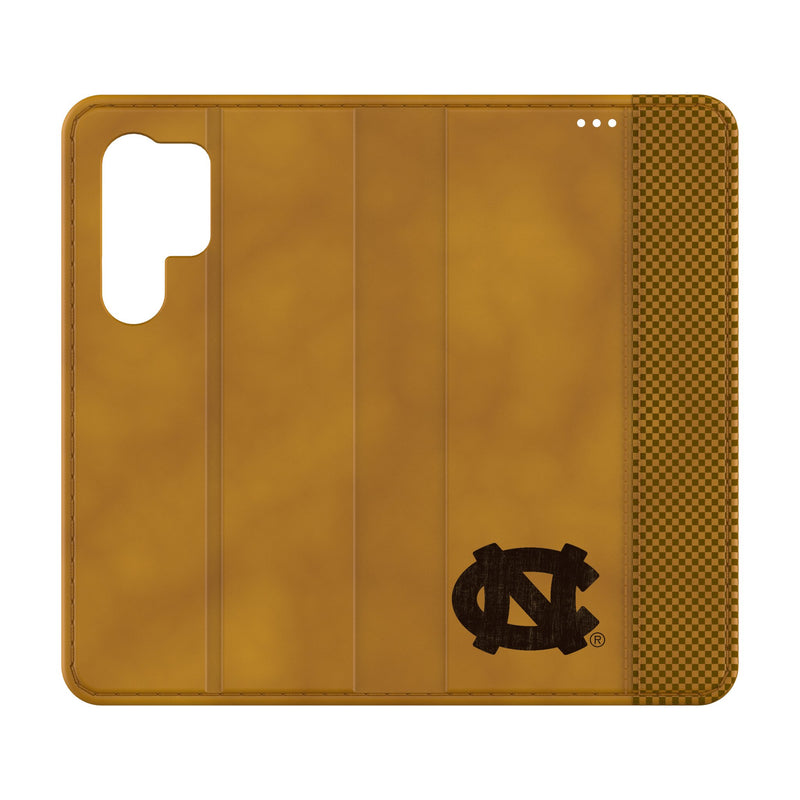 University of North Carolina Tar Heels Burn Galaxy Folio Phone Case for Samsung Galaxy