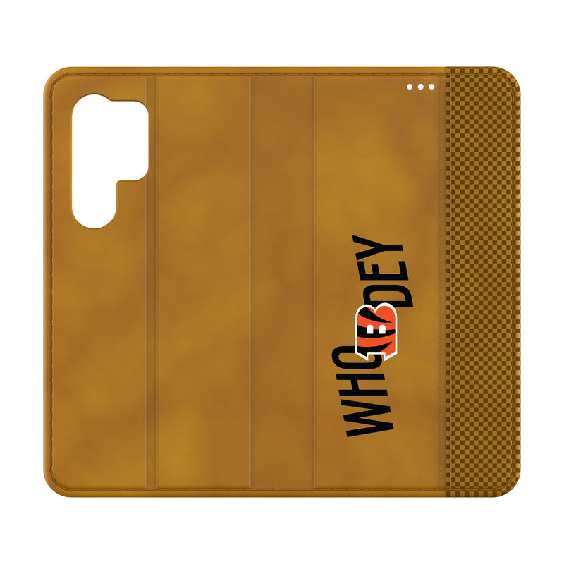 Cincinnati Bengals 2024 Illustrated Limited Edition Galaxy Folio Phone Case