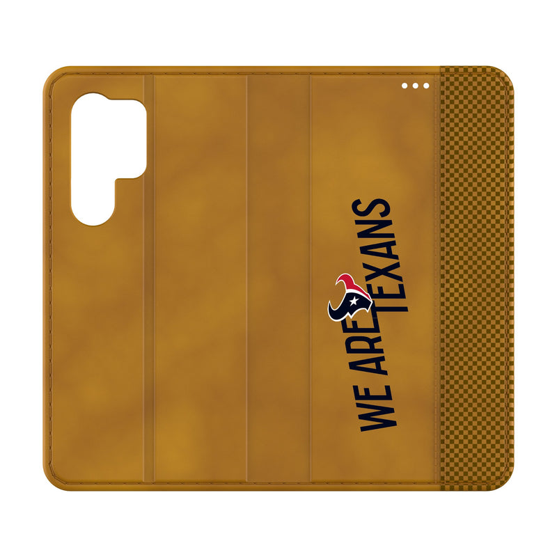 Houston Texans 2024 Illustrated Limited Edition Galaxy Folio Phone Case