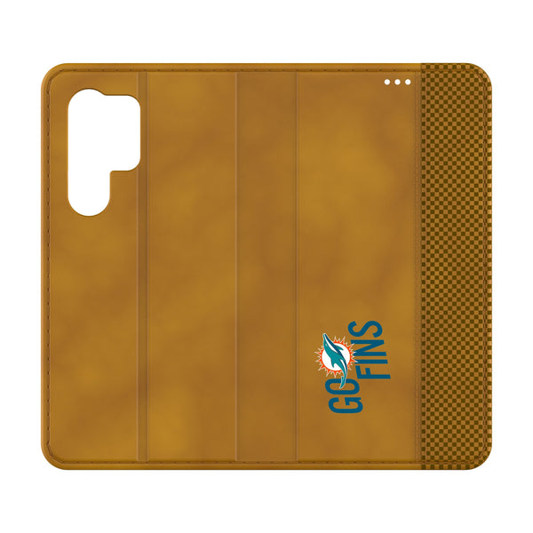 Miami Dolphins 2024 Illustrated Limited Edition Galaxy Folio Phone Case