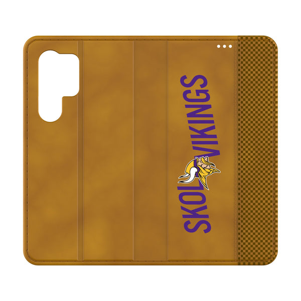 Minnesota Vikings 2024 Edition Galaxy Folio Phone Case for Samsung Galaxy