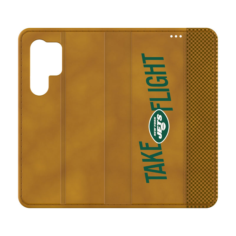 New York Jets 2024 Illustrated Limited Edition Galaxy Folio Phone Case