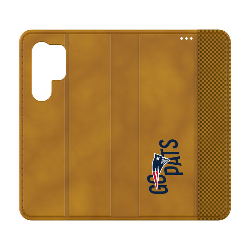 New England Patriots 2024 Illustrated Limited Edition Galaxy Folio Phone Case