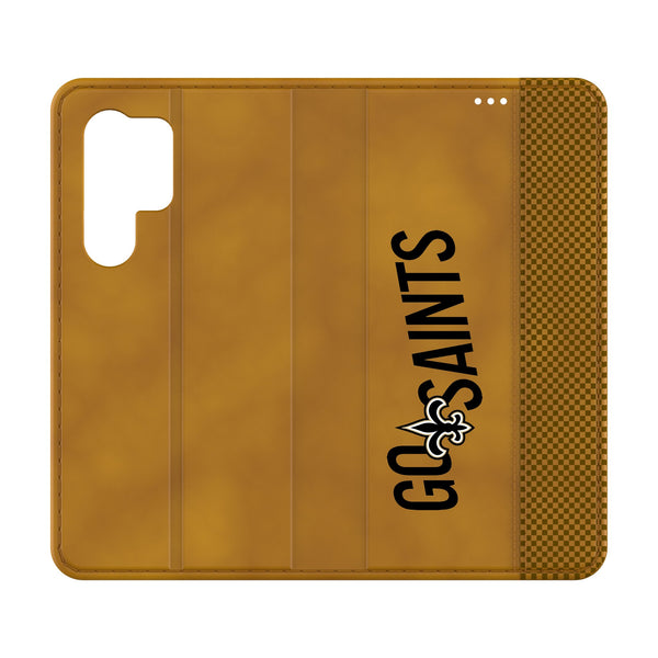 New Orleans Saints 2024 Illustrated Limited Edition Galaxy Folio Phone Case