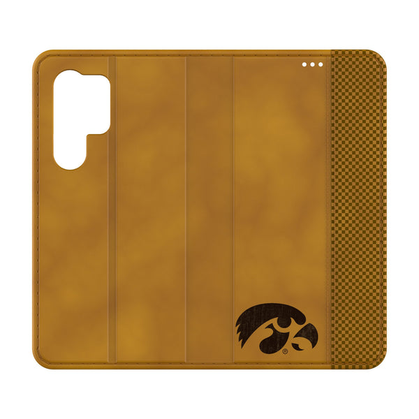 University of Iowa Hawkeyes Burn Galaxy Folio Phone Case for Samsung Galaxy