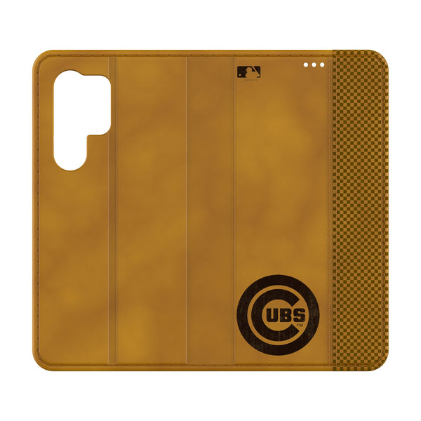 Chicago Cubs Burn Galaxy Folio Phone Case for Samsung Galaxy