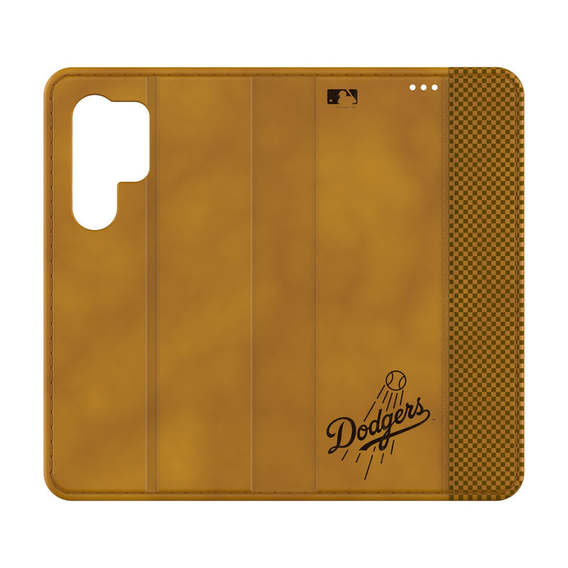 LA Dodgers Burn Galaxy Folio Phone Case for Samsung Galaxy