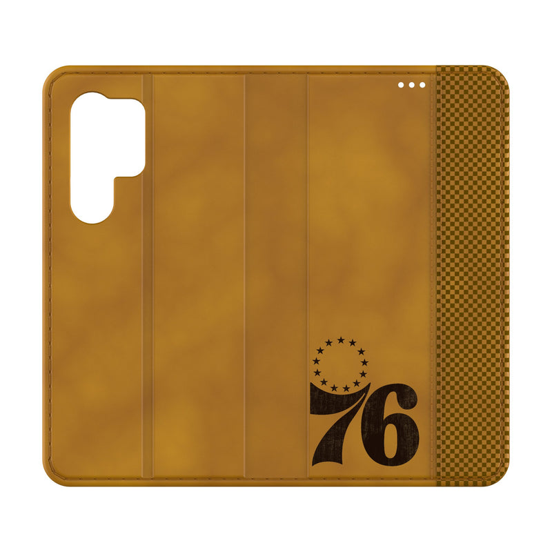 Philadelphia 76ers Burn Galaxy Folio Phone Case