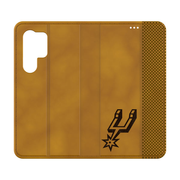San Antonio Spurs Burn Galaxy Folio Phone Case for Samsung Galaxy
