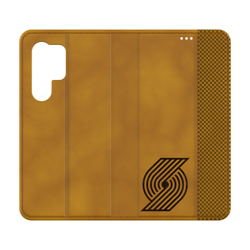 Portland Trail Blazers Burn Galaxy Folio Phone Case for Samsung Galaxy
