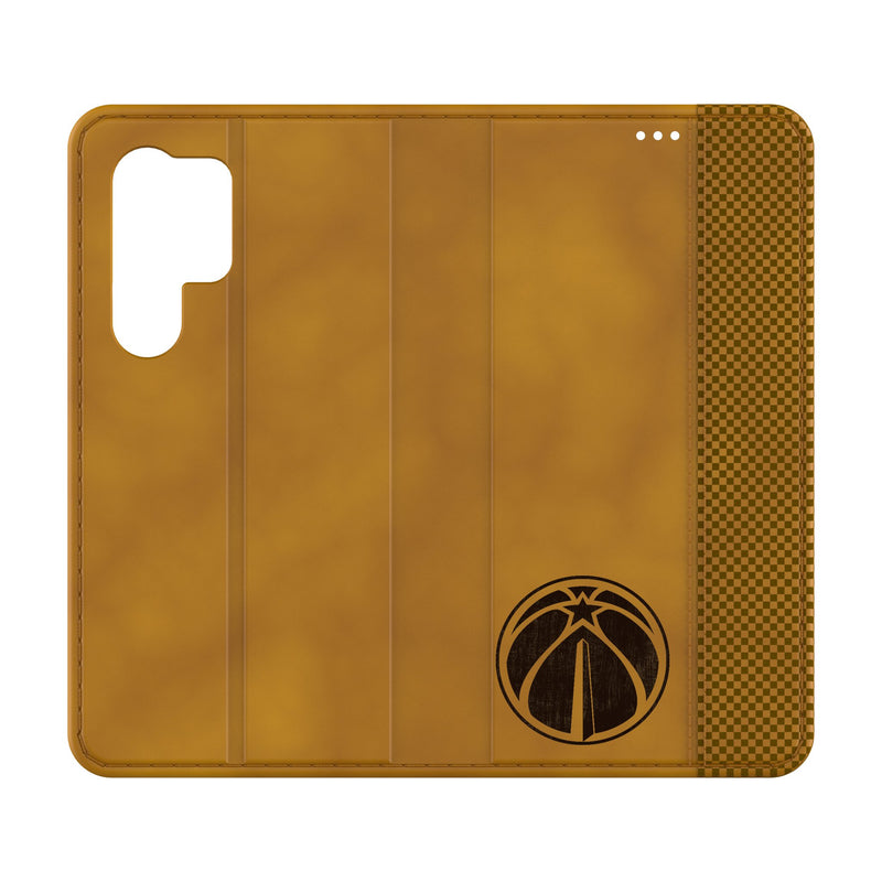 Washington Wizards Burn Galaxy Folio Phone Case for Samsung Galaxy