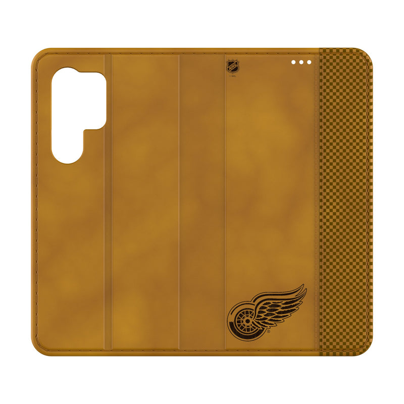 Detroit Red Wings Burn Galaxy Folio Phone Case for Samsung Galaxy