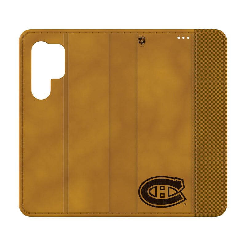 Montreal Canadiens Burn Galaxy Folio Phone Case for Samsung Galaxy