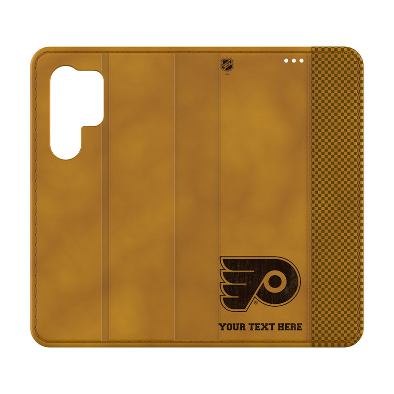 Philadelphia Flyers Personalized Burn Galaxy Folio Phone Case for Samsung Galaxy