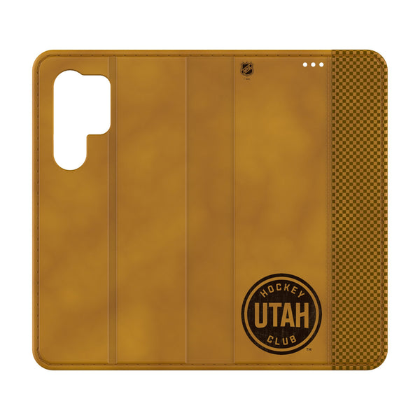 Utah Hockey Club Burn Galaxy Folio Phone Case