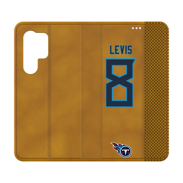 Will Levis Tennessee Titans 8 Ready Galaxy Folio Phone Case