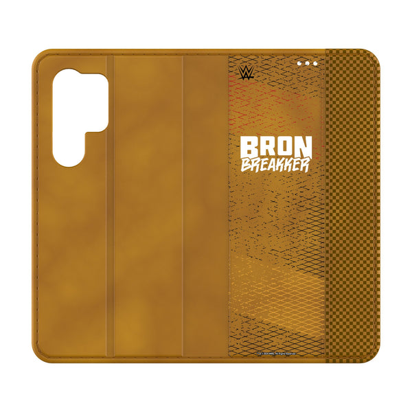 Bron Breakker Steel Galaxy Folio Phone Case for Samsung Galaxy