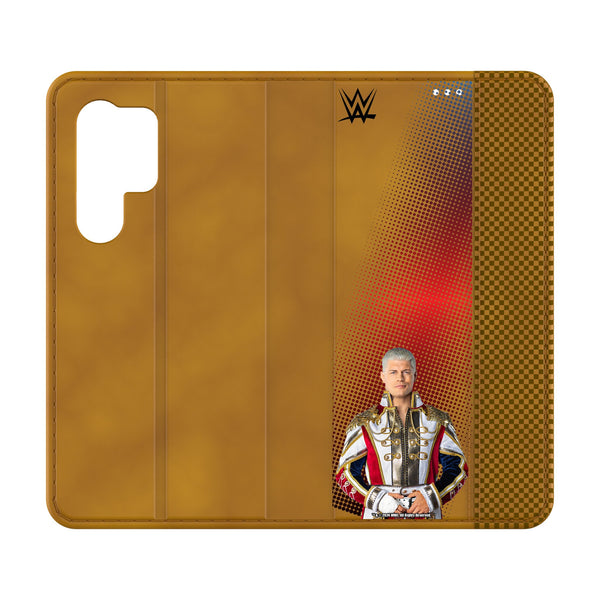 Cody Rhodes Superstar Galaxy Folio Phone Case for Samsung Galaxy