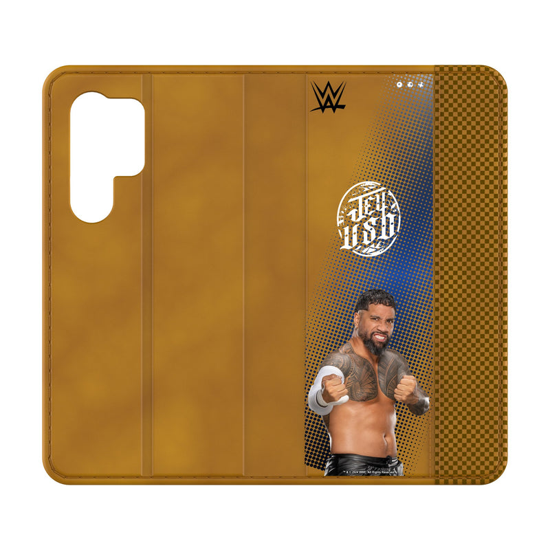 Jey Uso Superstar Galaxy Folio Phone Case for Samsung Galaxy
